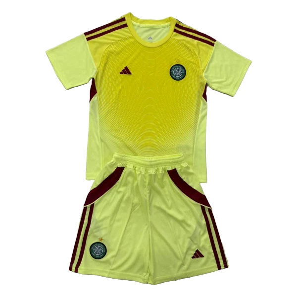 Günstige Celtic Torwart Kindertrikot 2025/26 Kurzarm Günstige Celtic Torwart Kindertrikot 2025/26 Kurzarm