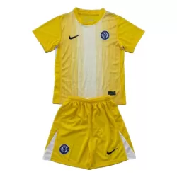 Günstige Chelsea Torwart Kindertrikot 2025/26 Kurzarm Gelbe