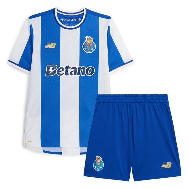 Günstige FC Porto Kindertrikot Heim 2025/26 Kurzarm