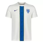Günstige Finnland Herrentrikot Heim 2025 Kurzarm
