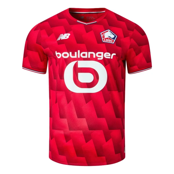 Günstige Lille OSC Herrentrikot Heim 2025/26 Kurzarm