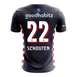 Günstige PSV Eindhoven Schouten 22 Herrentrikot Auswärts 2025/26 Kurzarm Günstige PSV Eindhoven Schouten 22 Herrentrikot Auswärts 2025/26 Kurzarm