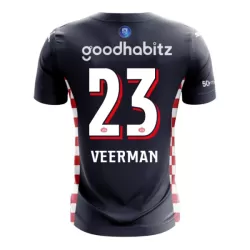 Günstige PSV Eindhoven Veerman 23 Herrentrikot Auswärts 2025/26 Kurzarm Günstige PSV Eindhoven Veerman 23 Herrentrikot Auswärts 2025/26 Kurzarm
