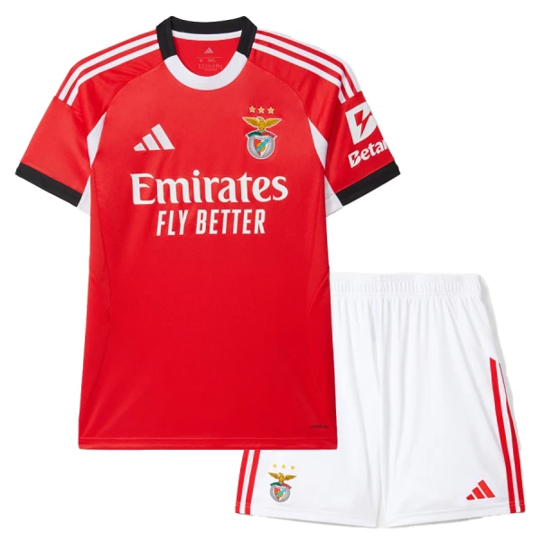 Günstige SL Benfica Kindertrikot Heim 2025/26 Kurzarm Günstige SL Benfica Kindertrikot Heim 2025/26 Kurzarm
