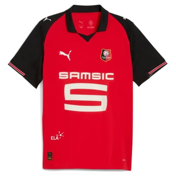 Günstige Stade Rennais Herrentrikot Heim 2025/26 Kurzarm
