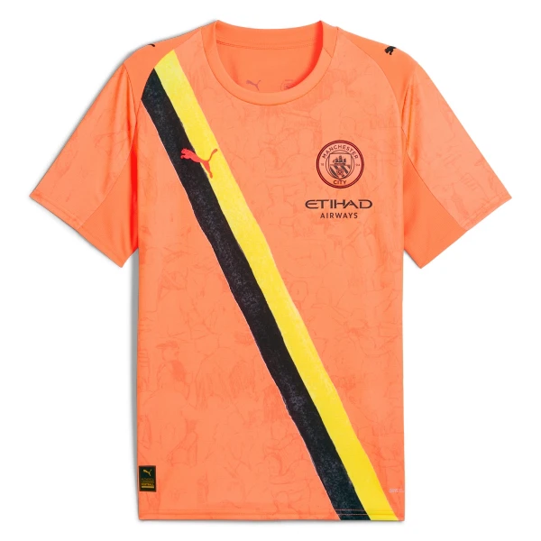 Günstige Manchester City KidSuper Torwart Herrentrikot 2025/26 Kurzarm Günstige Manchester City KidSuper Torwart Herrentrikot 2025/26 Kurzarm