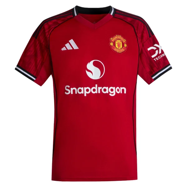 Günstige Manchester United Bruno Fernandes 8 Kindertrikot Heim 2025/26 Kurzarm