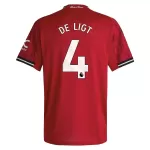Günstige Manchester United De Ligt 4 Herrentrikot Heim 2025/26 Kurzarm