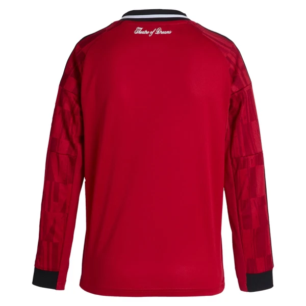 Günstige Manchester United Herrentrikot Heim 2025/26 Langarm