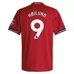 Günstige Manchester United Højlund 9 Herrentrikot Heim 2025/26 Kurzarm