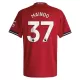 Günstige Manchester United Mainoo 37 Herrentrikot Heim 2025/26 Kurzarm Günstige Manchester United Mainoo 37 Herrentrikot Heim 2025/26 Kurzarm