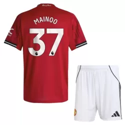 Günstige Manchester United Mainoo 37 Kindertrikot Heim 2025/26 Kurzarm Günstige Manchester United Mainoo 37 Kindertrikot Heim 2025/26 Kurzarm