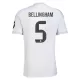 Günstige Real Madrid Bellingham 5 Herrentrikot Heim 2025/26 Kurzarm Günstige Real Madrid Bellingham 5 Herrentrikot Heim 2025/26 Kurzarm