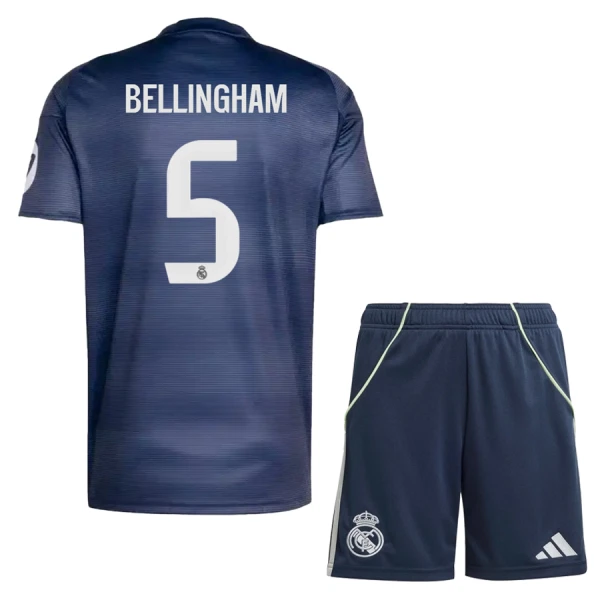 Günstige Real Madrid Bellingham 5 Kindertrikot Auswärts 2025/26 Kurzarm Günstige Real Madrid Bellingham 5 Kindertrikot Auswärts 2025/26 Kurzarm