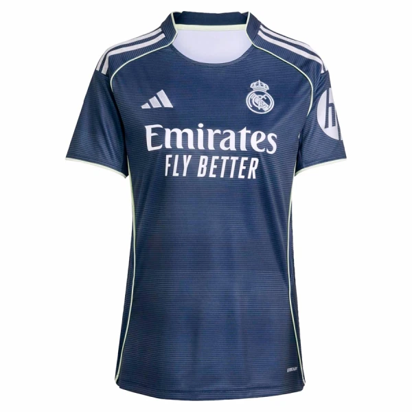 Günstige Real Madrid Damentrikot Auswärts 2025/26 Kurzarm Günstige Real Madrid Damentrikot Auswärts 2025/26 Kurzarm