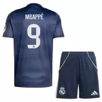 Günstige Real Madrid Mbappé 9 Kindertrikot Auswärts 2025/26 Kurzarm