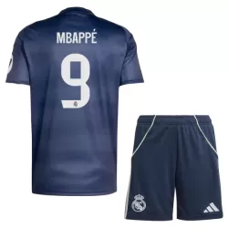 Günstige Real Madrid Mbappé 9 Kindertrikot Auswärts 2025/26 Kurzarm Günstige Real Madrid Mbappé 9 Kindertrikot Auswärts 2025/26 Kurzarm