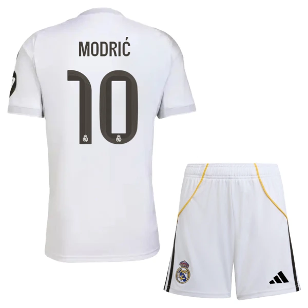 Günstige Real Madrid Modrić 10 Kindertrikot Heim 2025/26 Kurzarm Günstige Real Madrid Modrić 10 Kindertrikot Heim 2025/26 Kurzarm