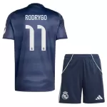 Günstige Real Madrid Rodrygo 11 Kindertrikot Auswärts 2025/26 Kurzarm