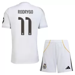 Günstige Real Madrid Rodrygo 11 Kindertrikot Heim 2025/26 Kurzarm