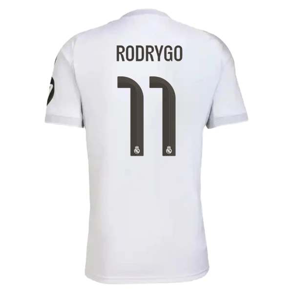 Günstige Real Madrid Rodrygo 11 Kindertrikot Heim 2025/26 Kurzarm