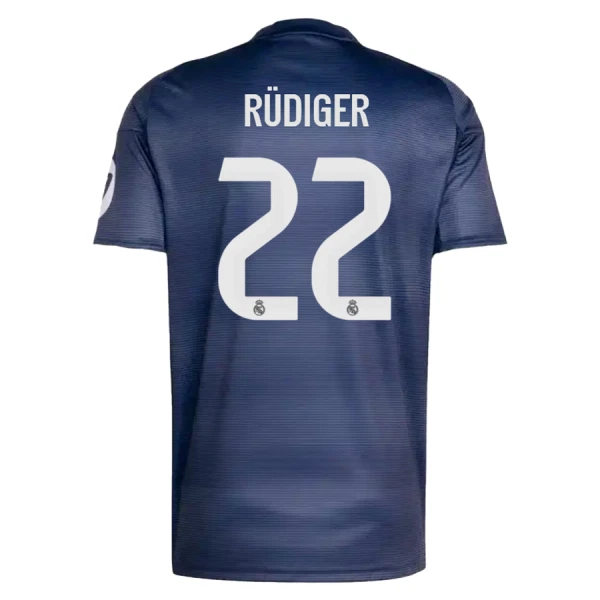 Günstige Real Madrid Rudiger 22 Herrentrikot Auswärts 2025/26 Kurzarm