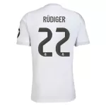 Günstige Real Madrid Rudiger 22 Herrentrikot Heim 2025/26 Kurzarm