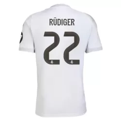 Günstige Real Madrid Rudiger 22 Herrentrikot Heim 2025/26 Kurzarm Günstige Real Madrid Rudiger 22 Herrentrikot Heim 2025/26 Kurzarm