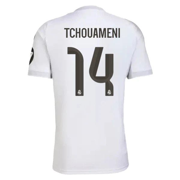 Günstige Real Madrid Tchouameni 14 Herrentrikot Heim 2025/26 Kurzarm Günstige Real Madrid Tchouameni 14 Herrentrikot Heim 2025/26 Kurzarm
