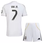 Günstige Real Madrid Vini JR 7 Kindertrikot Heim 2025/26 Kurzarm