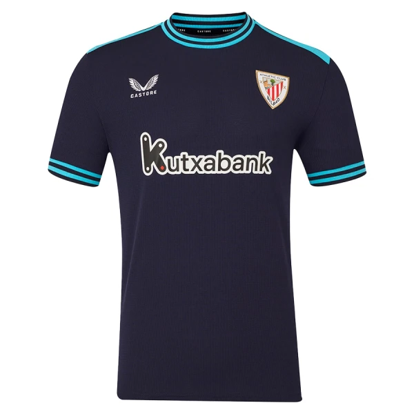 Günstige Athletic Bilbao Kindertrikot Auswärts 2025/26 Kurzarm