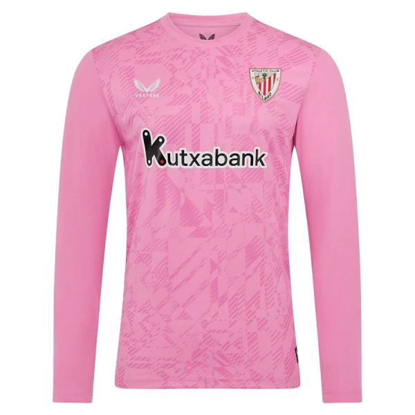 Günstige Athletic Bilbao Torwart Herrentrikot 2025/26 Langarm Rosa Günstige Athletic Bilbao Torwart Herrentrikot 2025/26 Langarm Rosa