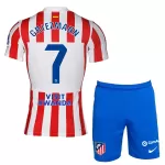 Günstige Atlético Madrid Griezmann 7 Kindertrikot Heim 2025/26 Kurzarm