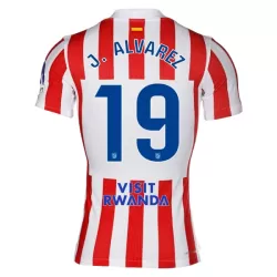 Günstige Atlético Madrid J. Alvarez 19 Herrentrikot Heim 2025/26 Kurzarm Günstige Atlético Madrid J. Alvarez 19 Herrentrikot Heim 2025/26 Kurzarm