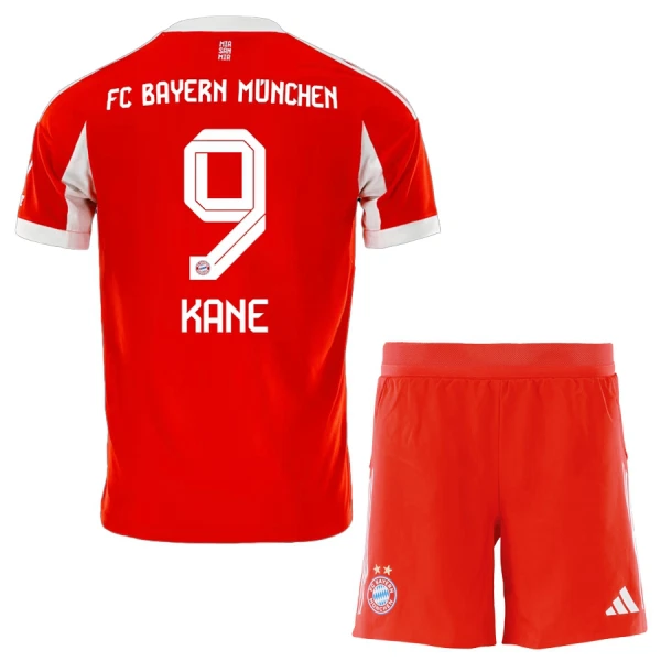 Günstige FC Bayern München Harry Kane 9 Kindertrikot Heim 2025/26 Kurzarm Günstige FC Bayern München Harry Kane 9 Kindertrikot Heim 2025/26 Kurzarm