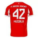 Günstige FC Bayern München Jamal Musiala 42 Herrentrikot Heim 2025/26 Kurzarm