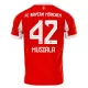 Günstige FC Bayern München Jamal Musiala 42 Herrentrikot Heim 2025/26 Kurzarm Günstige FC Bayern München Jamal Musiala 42 Herrentrikot Heim 2025/26 Kurzarm