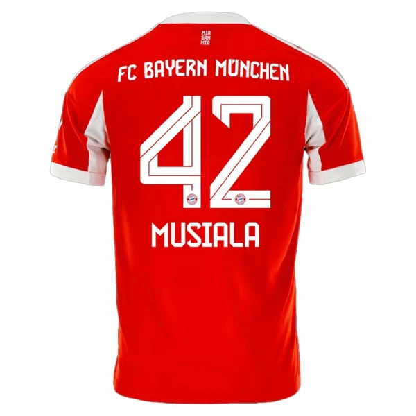 Günstige FC Bayern München Jamal Musiala 42 Kindertrikot Heim 2025/26 Kurzarm