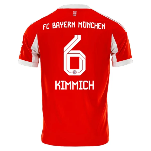 Günstige FC Bayern München Joshua Kimmich 6 Herrentrikot Heim 2025/26 Kurzarm Günstige FC Bayern München Joshua Kimmich 6 Herrentrikot Heim 2025/26 Kurzarm