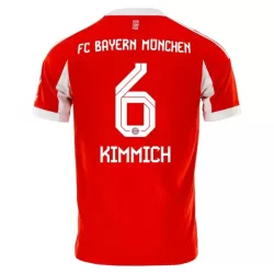Günstige FC Bayern München Joshua Kimmich 6 Kindertrikot Heim 2025/26 Kurzarm