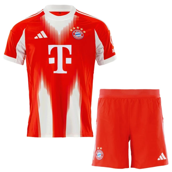 Günstige FC Bayern München Kindertrikot Heim 2025/26 Kurzarm Günstige FC Bayern München Kindertrikot Heim 2025/26 Kurzarm