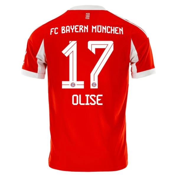 Günstige FC Bayern München Olise 17 Herrentrikot Heim 2025/26 Kurzarm Günstige FC Bayern München Olise 17 Herrentrikot Heim 2025/26 Kurzarm