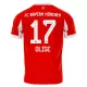 Günstige FC Bayern München Olise 17 Herrentrikot Heim 2025/26 Kurzarm Günstige FC Bayern München Olise 17 Herrentrikot Heim 2025/26 Kurzarm