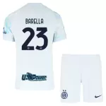 Günstige Inter Mailand Barella 23 Kindertrikot Auswärts 2025/26 Kurzarm