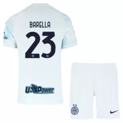Günstige Inter Mailand Barella 23 Kindertrikot Auswärts 2025/26 Kurzarm Günstige Inter Mailand Barella 23 Kindertrikot Auswärts 2025/26 Kurzarm