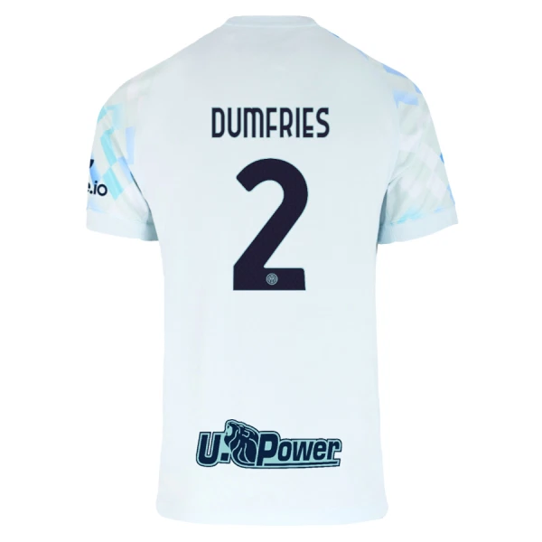 Günstige Inter Mailand Dumfries 2 Herrentrikot Auswärts 2025/26 Kurzarm Günstige Inter Mailand Dumfries 2 Herrentrikot Auswärts 2025/26 Kurzarm