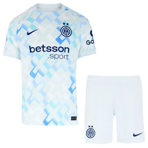 Günstige Inter Mailand Kindertrikot Auswärts 2025/26 Kurzarm Günstige Inter Mailand Kindertrikot Auswärts 2025/26 Kurzarm