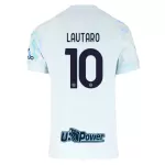 Günstige Inter Mailand Lautaro Martinez 10 Herrentrikot Auswärts 2025/26 Kurzarm