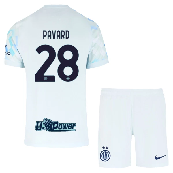 Günstige Inter Mailand Pavard 28 Kindertrikot Auswärts 2025/26 Kurzarm Günstige Inter Mailand Pavard 28 Kindertrikot Auswärts 2025/26 Kurzarm