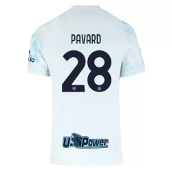 Günstige Inter Mailand Pavard 28 Kindertrikot Auswärts 2025/26 Kurzarm